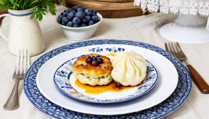 Kluski leniwe z jagodami - letni przysmak na talerzu