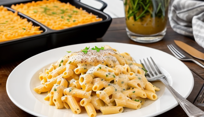 Makaron z sosem serowym - pyszny obiad dla całej rodziny