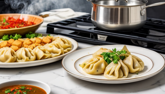 Pierogi na parze - zdrowa alternatywa