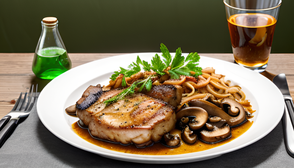 Bryzol wieprzowy z pieczarkami - idealny pomysł na obiad dla całej rodziny