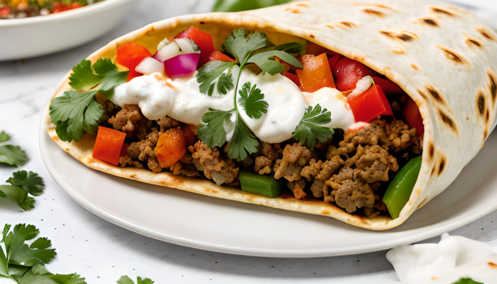 Burrito z mięsem mielonym - szybki przepis na pyszne danie