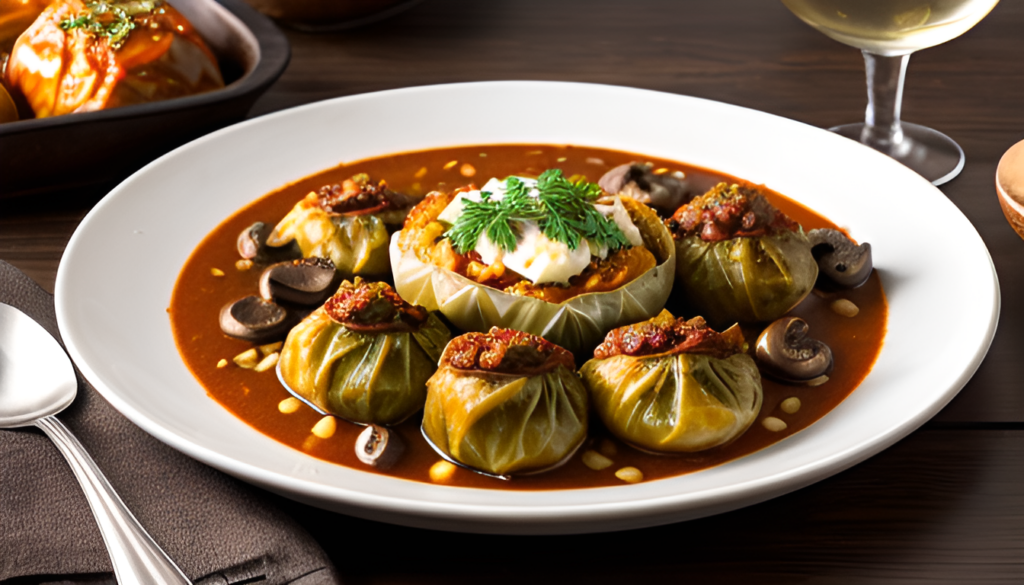 Gołąbki z kaszą i grzybami - tajemniczy przepis na wyjątkową potrawę