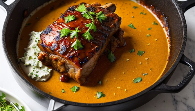 Odkryj tajemnice karkówki w sosie chrzanowym - przepis, który rozpali Twoje zmysły!