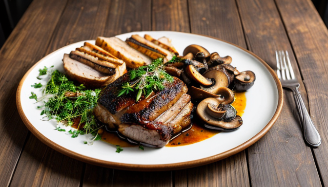 Odkryj tajemnice karkówki z pieczarkami - prosty przepis, ogromny smak!