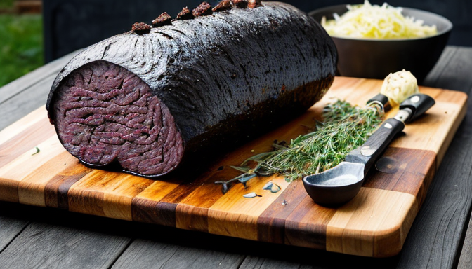 Przepis na kaszankę z grilla z kapustą kiszoną