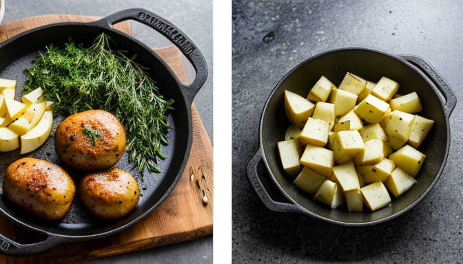 Przepis na kaszankę z ziemniakami