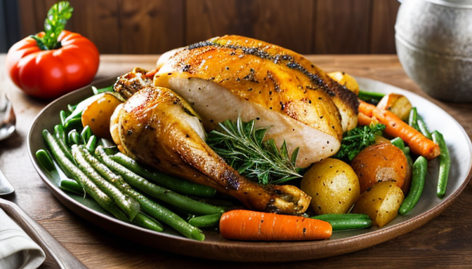Przepis na kurczaka pieczonego z warzywami
