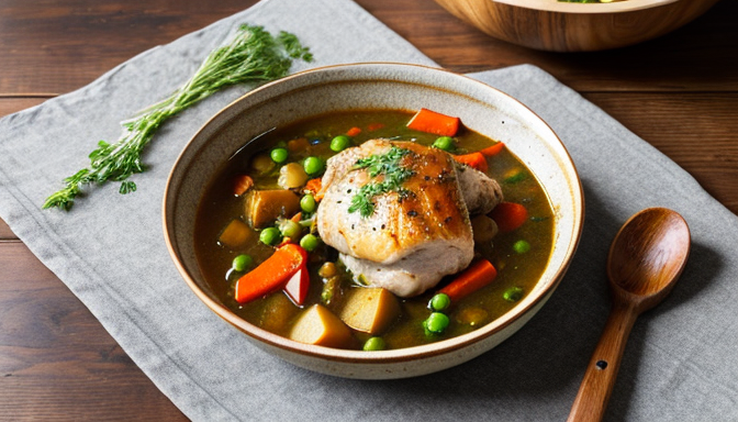 Przepis na potrawkę z kurczaka z warzywami