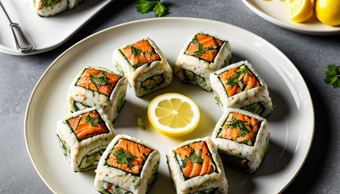 Roladki z łososiem, które rozpalą twoje kubki smakowe