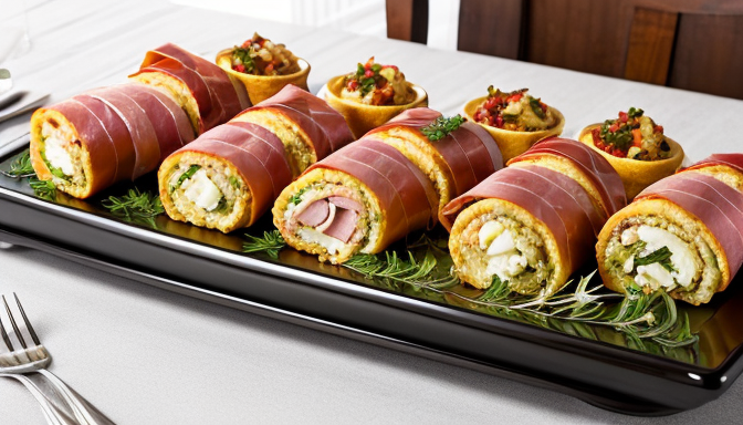 Roladki z szynki, które robią furorę na stole