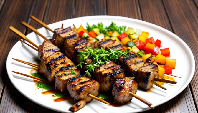 Przepis na szaszłyki z polędwiczki wieprzowej