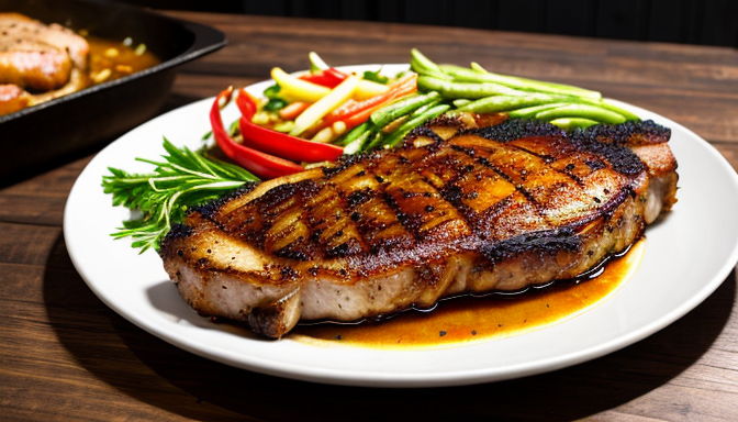 Schab z kością, który robi wrażenie na stole