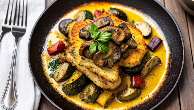 Sznycle z indyka w sosie pieczarkowym, które rozpalą twoje kubki smakowe