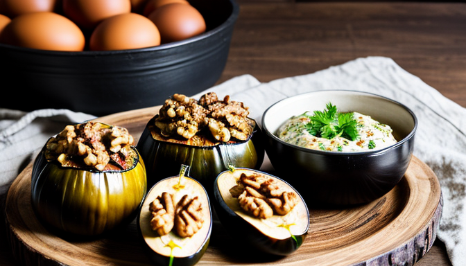 Przepis na bakłażany faszerowane po gruzińsku