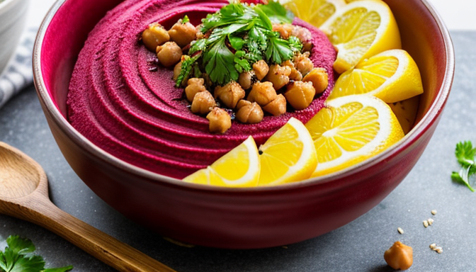 Przepis na hummus z buraka