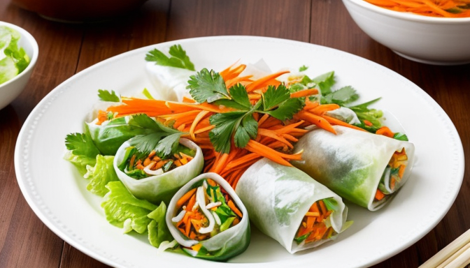 Przepis na spring rollsy z kurczakiem