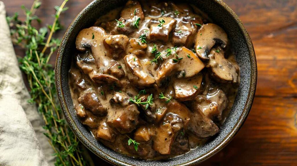 Sos grzybowy – przepis na sos ze świeżych grzybów leśnych